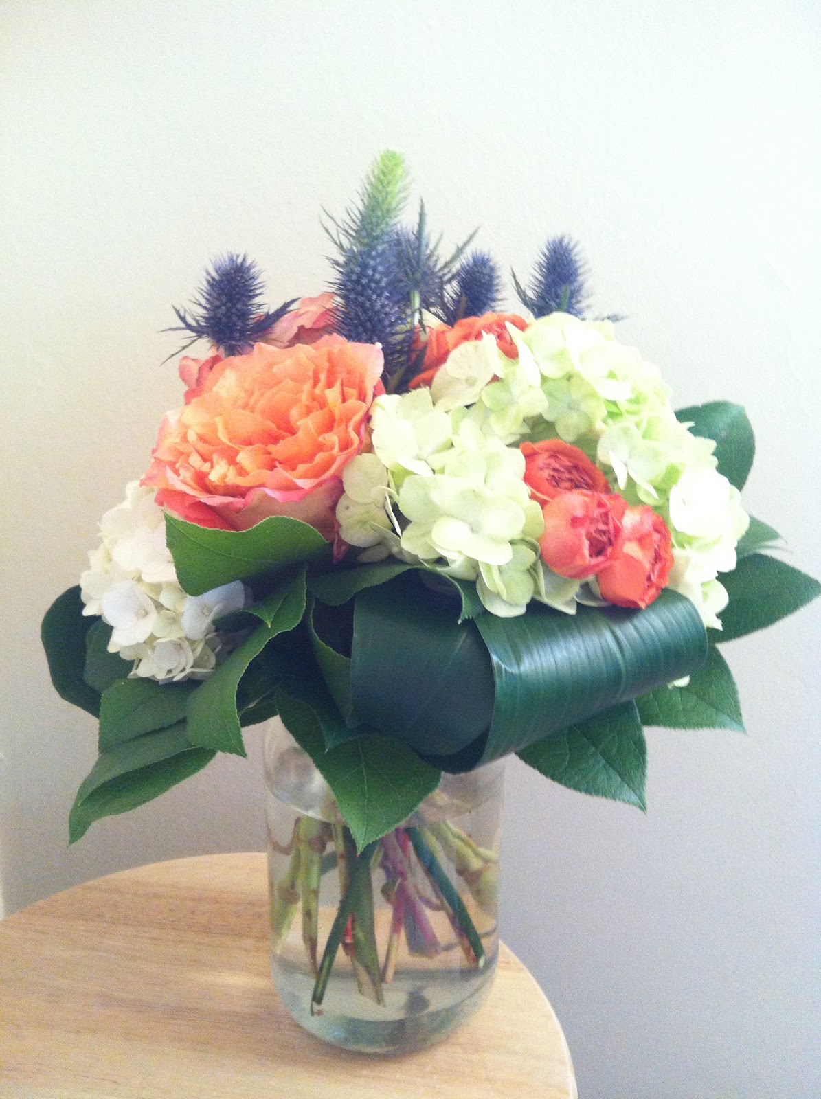 look for the fern flower... European Handtied bouquets