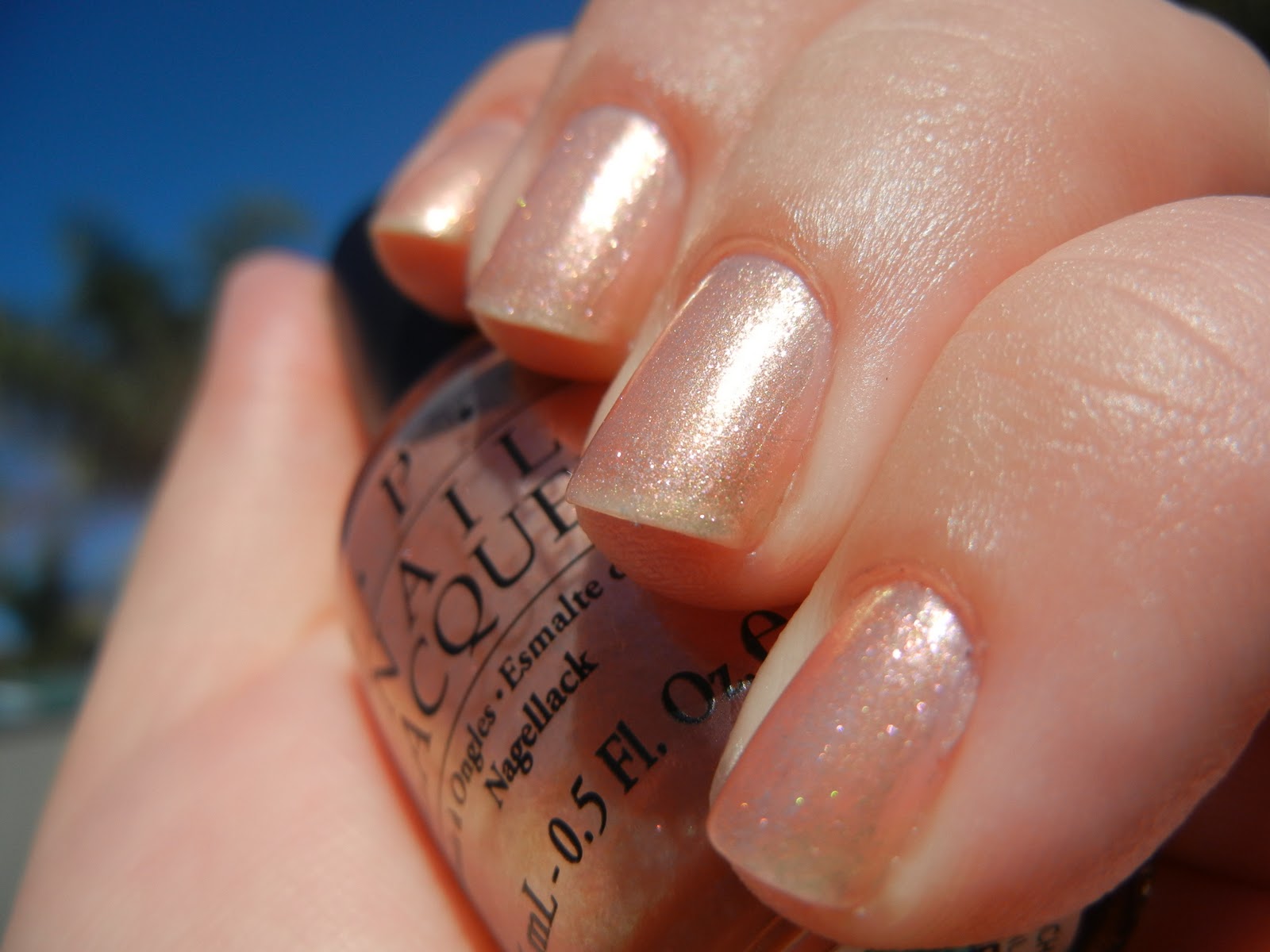 1. OPI Nail Lacquer in "Peach-a-Boo!" - wide 1