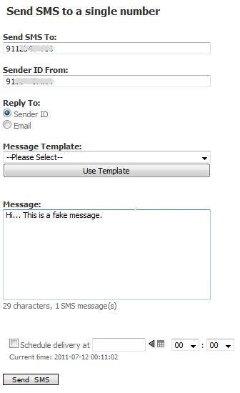 Send Free Spoof Text Message Online