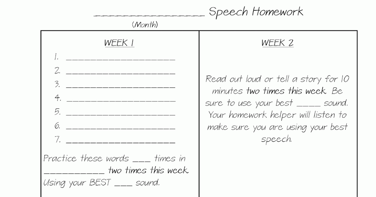 Monthly speech homework 08 image