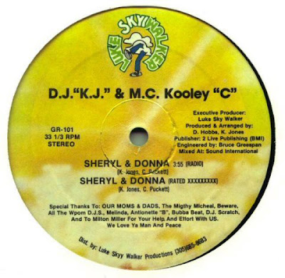 D.J. K.J. & M.C. Kooley C ‎– Just Look And Listen / Sheryl & Donna (1986, VLS, 256)