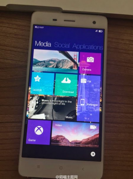 Xiaomi Mi4: Εμφανίζεται με Windows 10