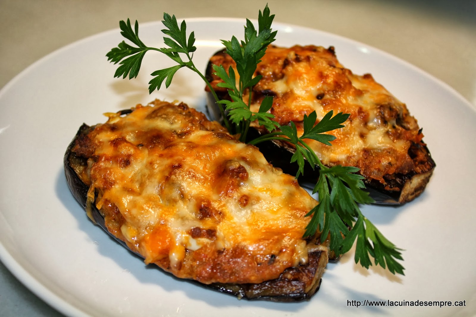 La cuina de sempre: Albergínies farcides