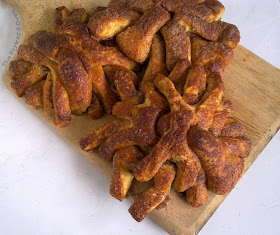 cinnamon chrysanthemums