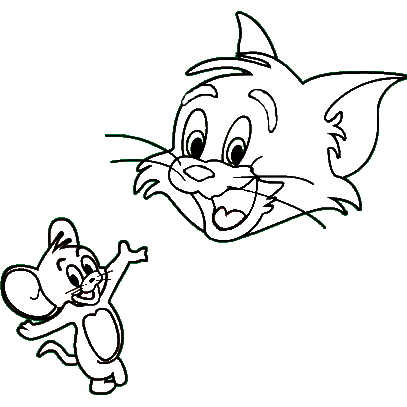   Jerry Coloring on Coloring  Tom And Jerry Coloring Pages For Kids
