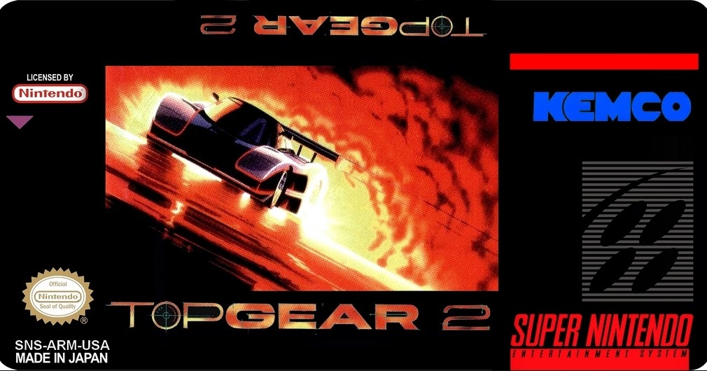 Label Top Gear 2 Snes Paradise