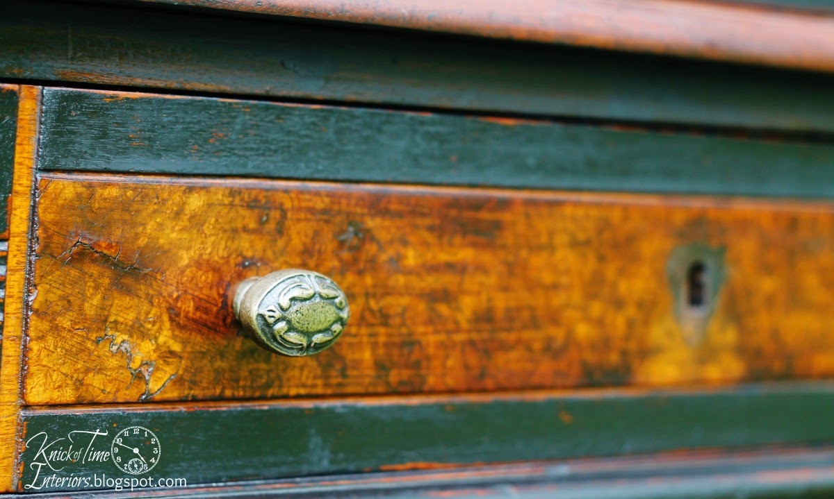 Antique Roll Top Desk Makeover Reveal Part 2 {with outtakes} Knick