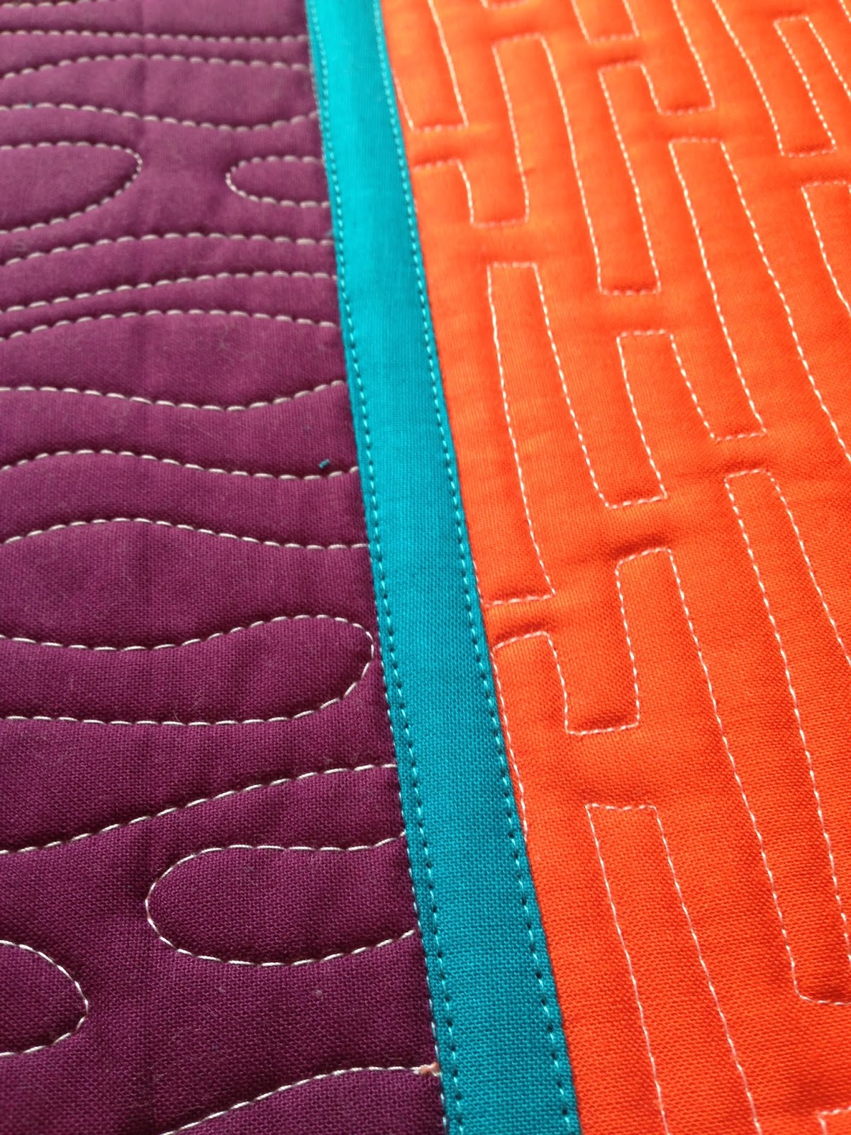 A Few Scraps Quilt as you Go tutorial Joining your quilted pieces by