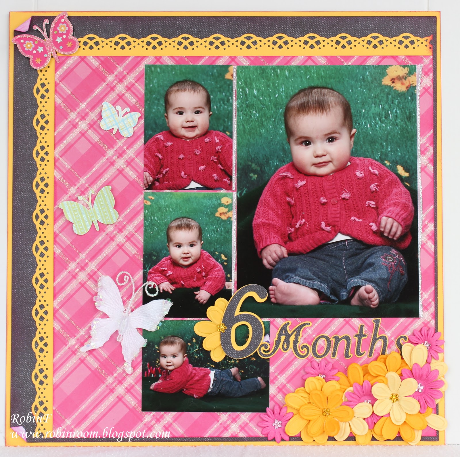 Robin's Room Scrapbooking Retreat Layout 2