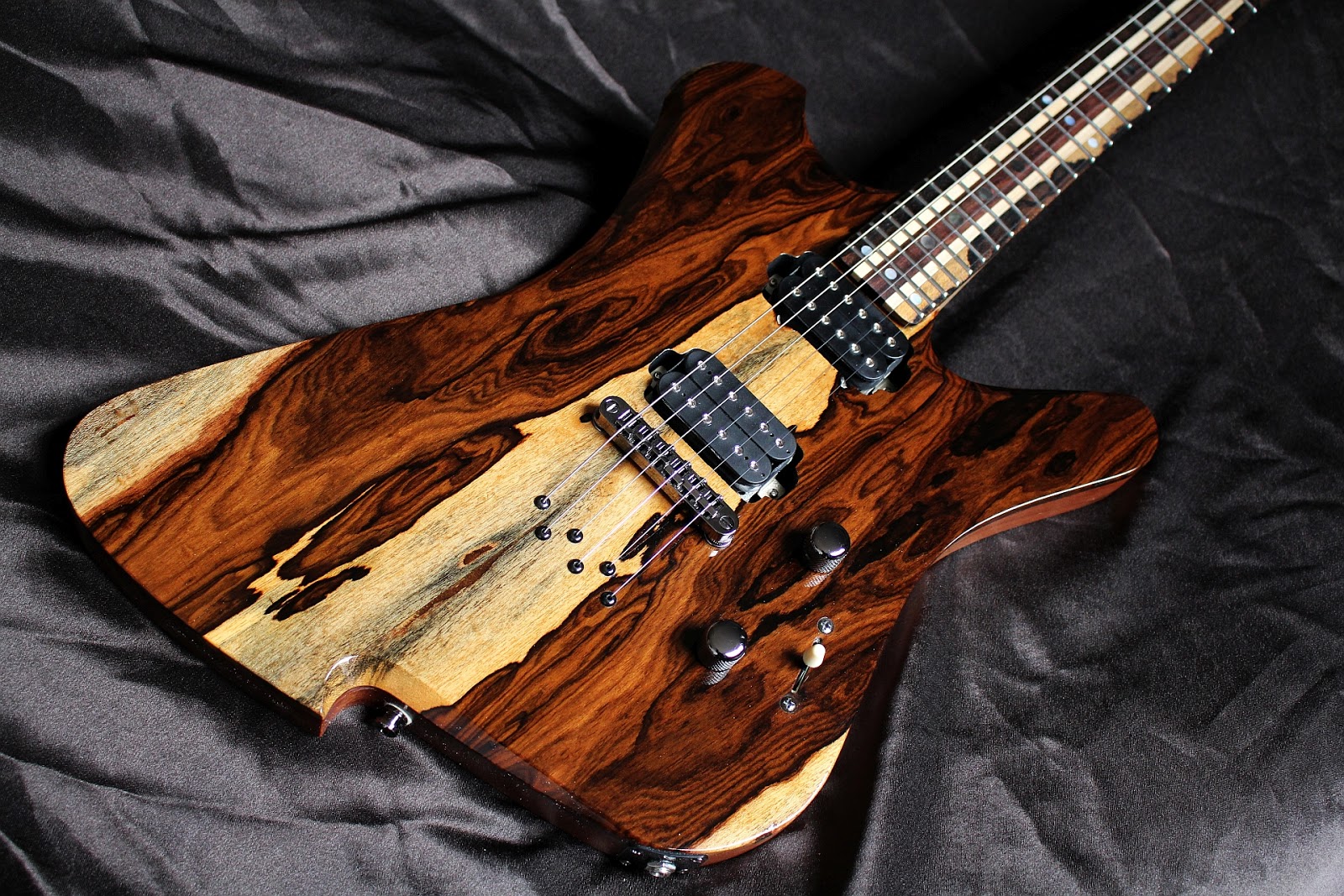 New Inferno V2 Build Deluxe Ziricote Stone Wolf Guitars