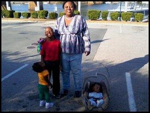 Mrs. Adrian Beckles pregnant again with baby no#4 in 2011