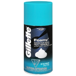 The Beauty Of Life A Close Shave Gillette Foamy Shaving Cream For Sensitive Skin
