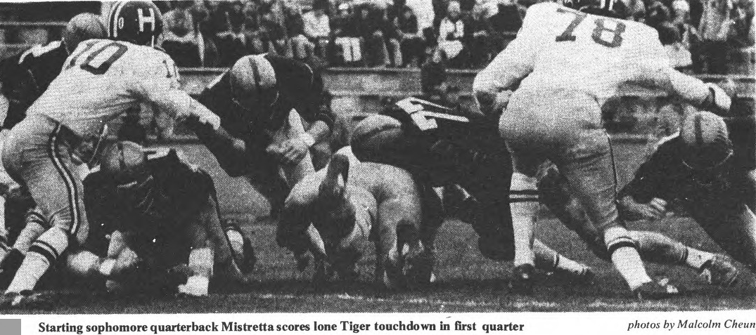 Gridiron Garb Harvard Crimson (197273)