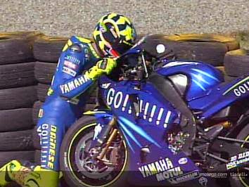 Debut de Rossi en Yamaha