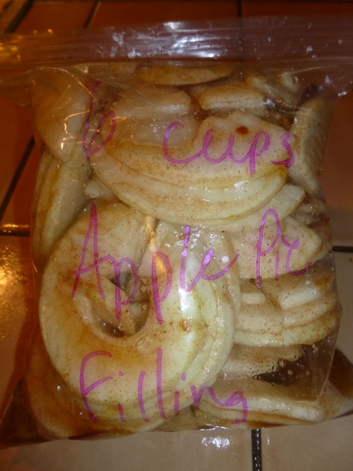 Save Green Being Green Make It Monday Frozen Apple Pie Filling