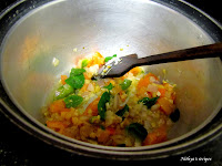 vegetable biryani in electric rice cooker