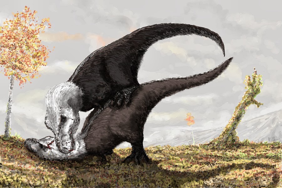 What neck-biting Tyrannosaurus sex tells us about speculation in palaeoart.