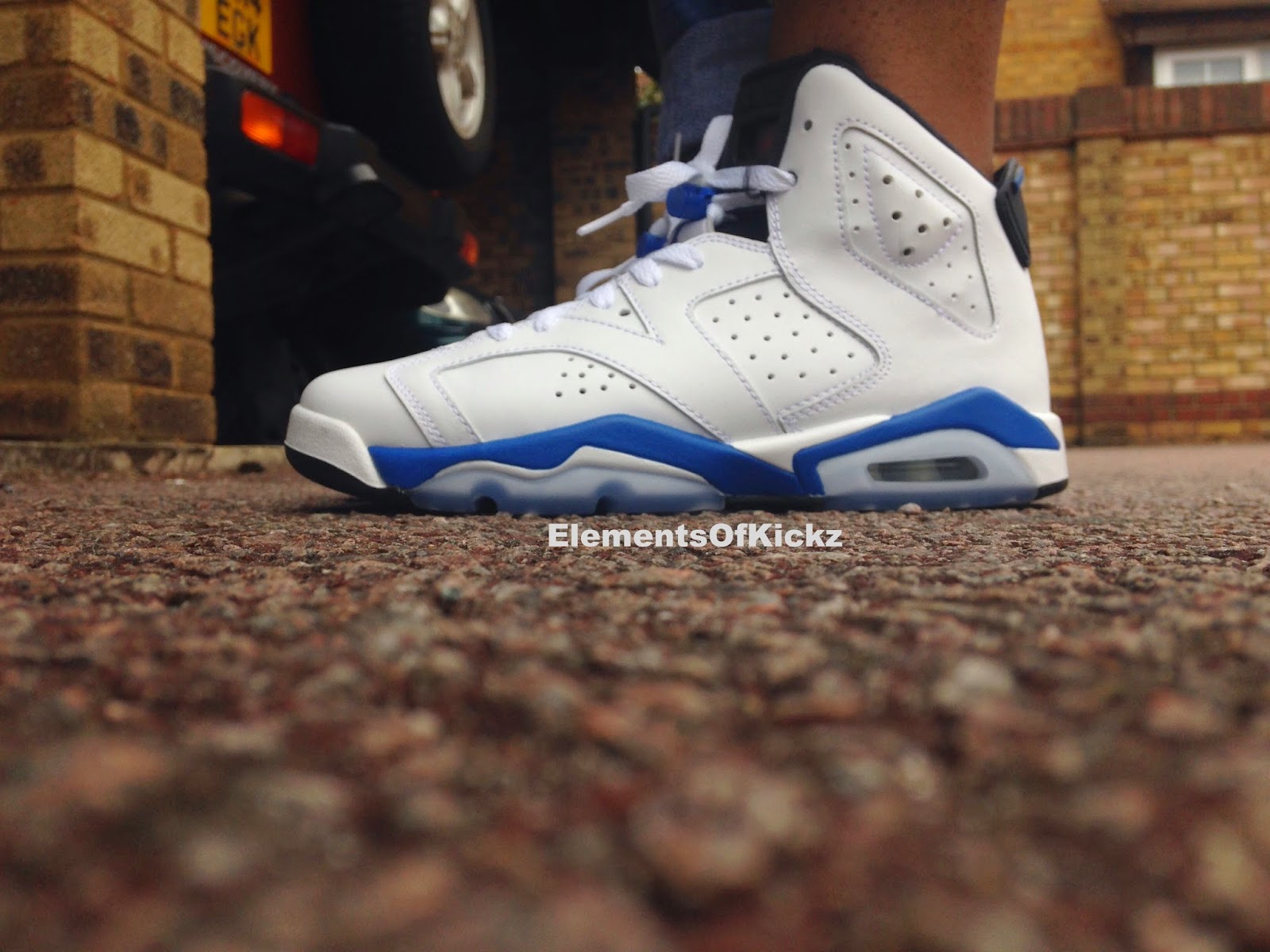 6s jordans blue