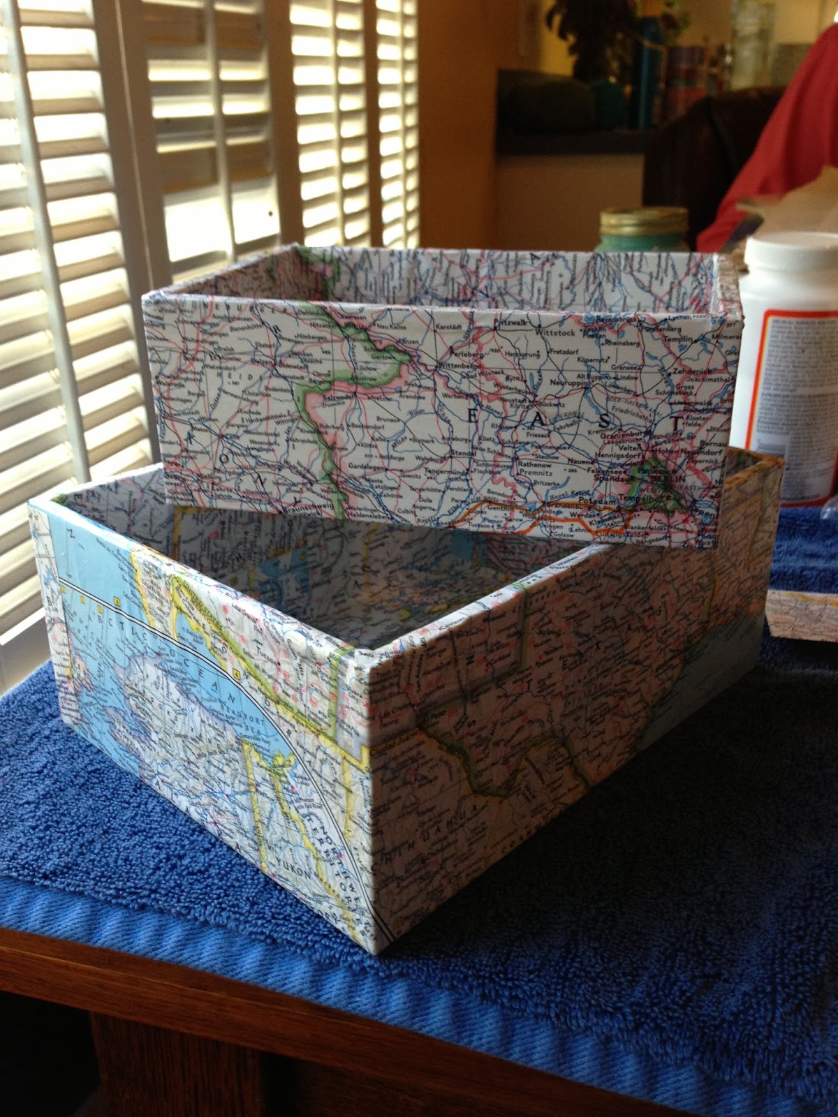 DIY Map Boxes Craft Dictator