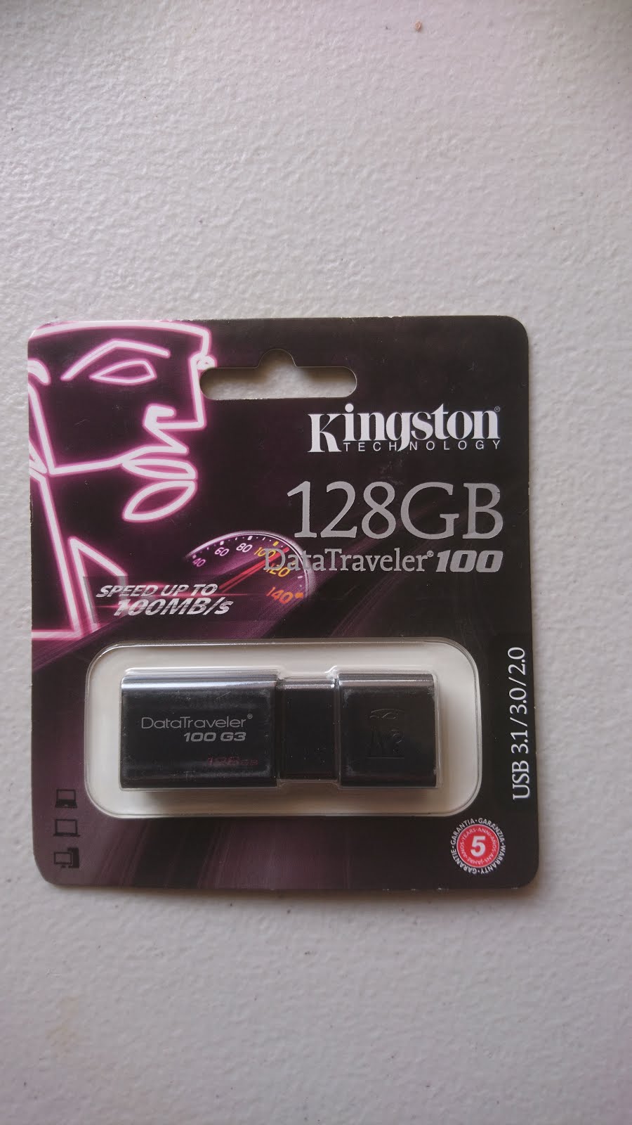 Kingston Flash Dive USB3 128GB  $29.00