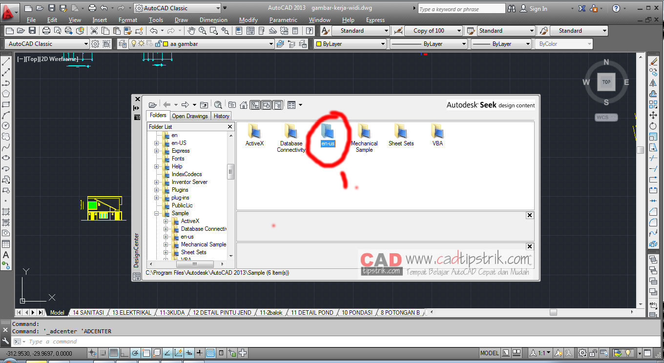 Design Center Autocad 2013 | cara menilkan design center pada autocad 2013 tips Design Center Autocad 2013 | cara menilkan design center pada autocad 2013 tips