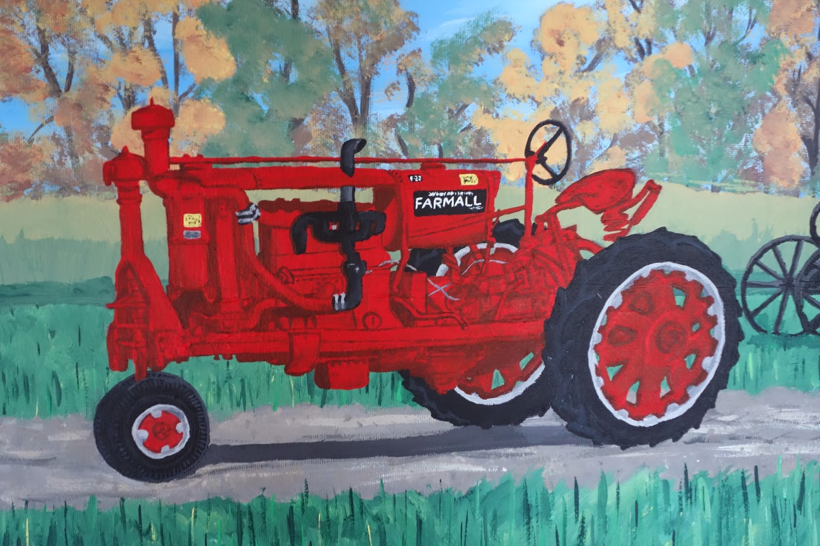 The Question Farmall F20 Tractor Painting