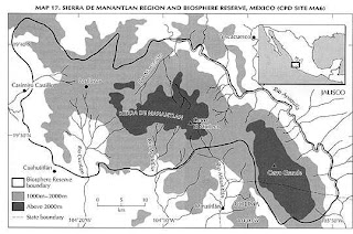 Jalisco Mexico Sierra de Manantlán Biosphere Reserve