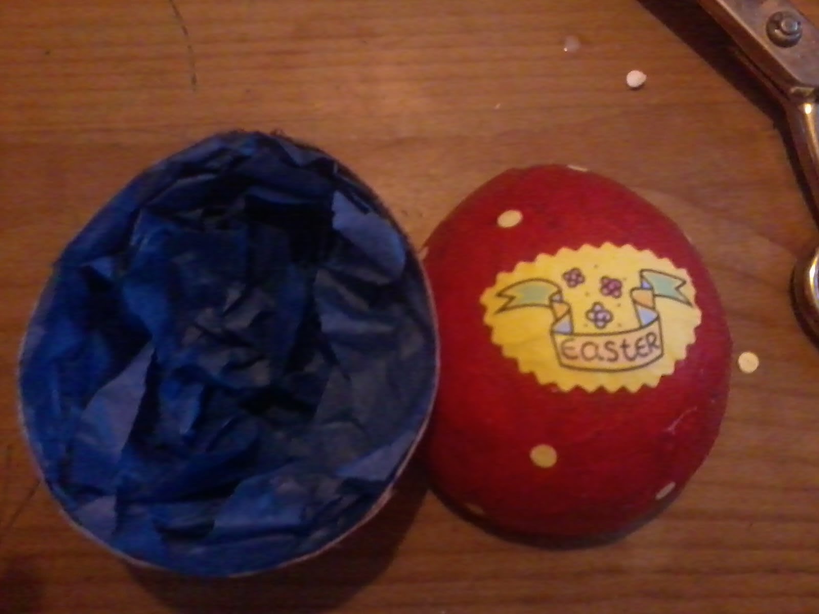 Heartfelt Creations by Lisa Paper Mache Easter Egg Surprises