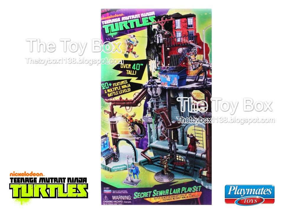 turtles secret sewer lair playset asda