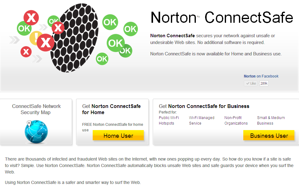 Secure Your without any Software with Norton ConnectSafe iExpert
