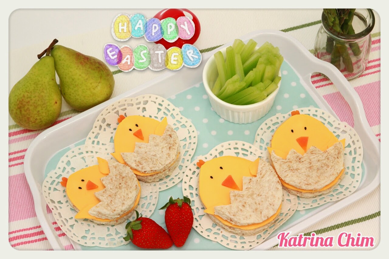 <復活節食譜 #1> 快樂小雞三文治