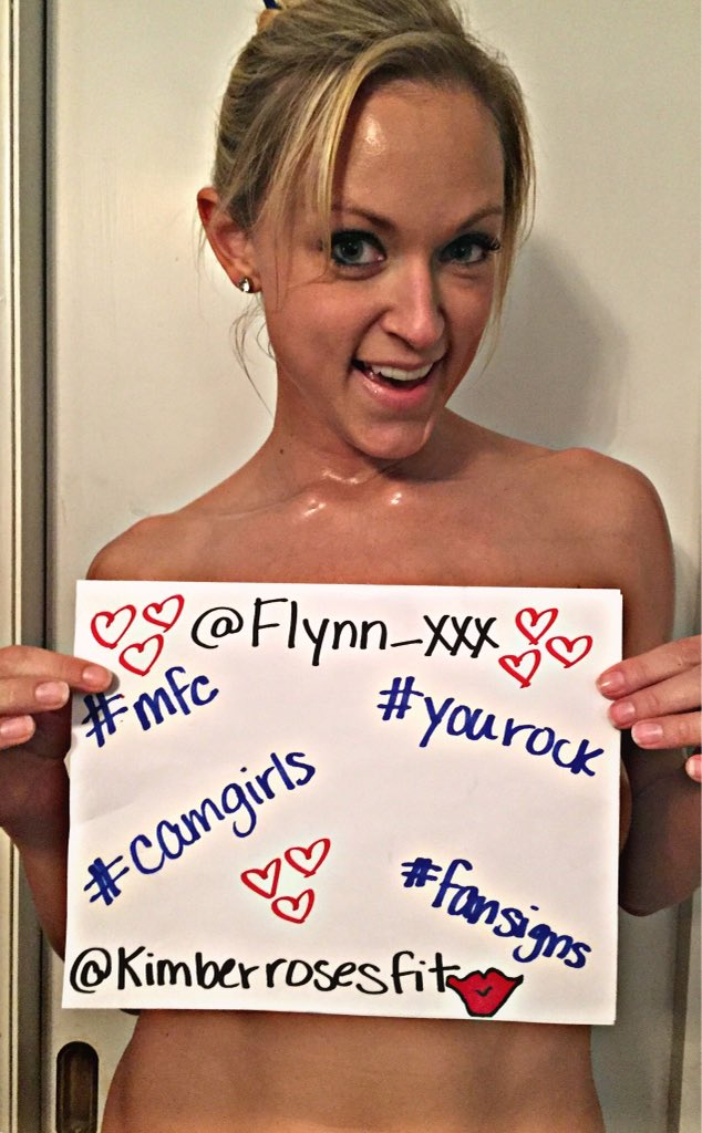 FanSign from my love @KimberRosesFit
