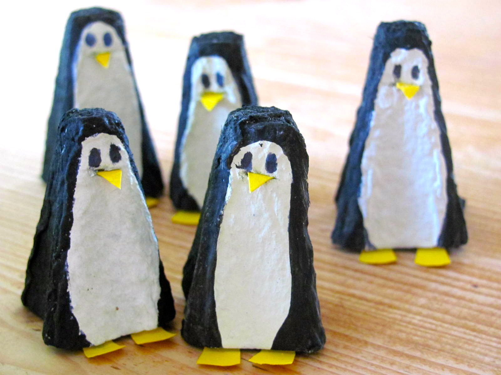 Jumble Tree Egg carton penguins