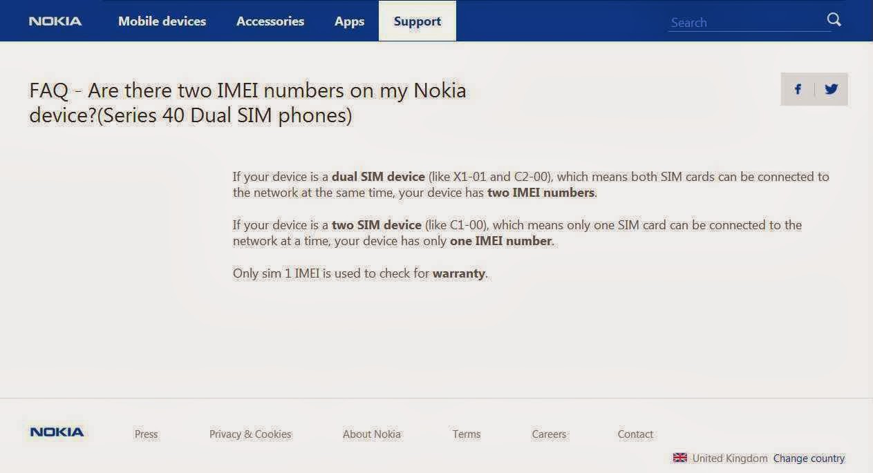 Do your cell phone / tablet or mobile device has two IMEI Numbers? How
