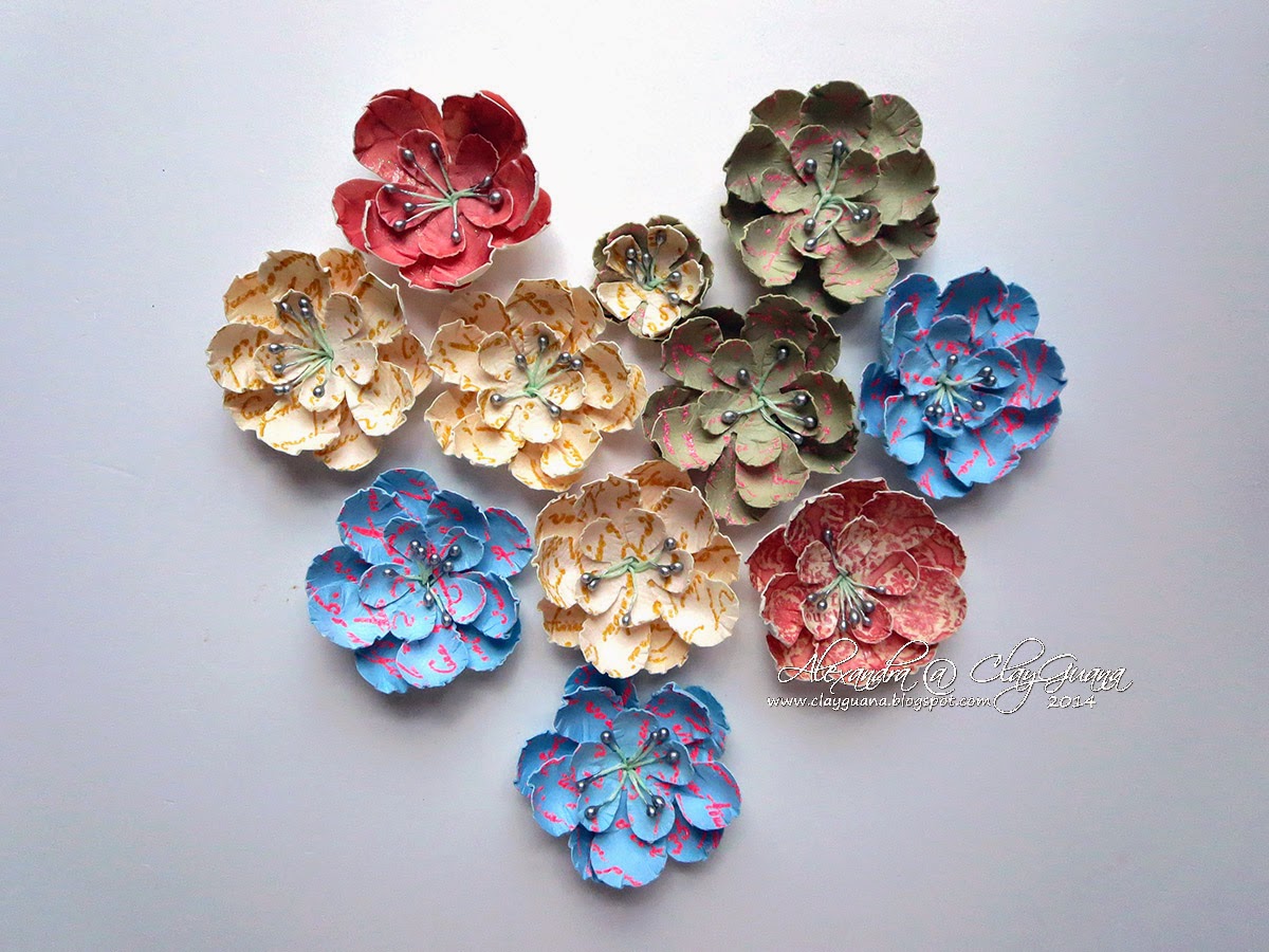 *ClayGuana Mini Album with a Fabric Cover