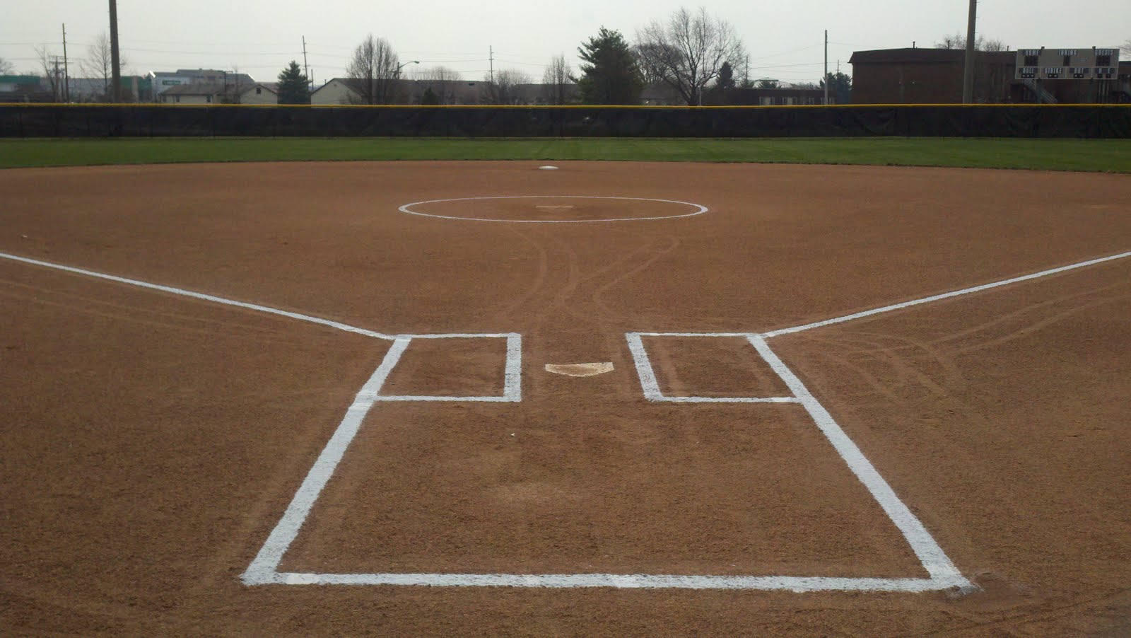 Get rid of the green pitchers' mound and make it look like a softball