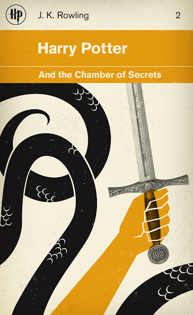 Harry Potter and the Chamber of Secrets Book Cover by M. S. Corley