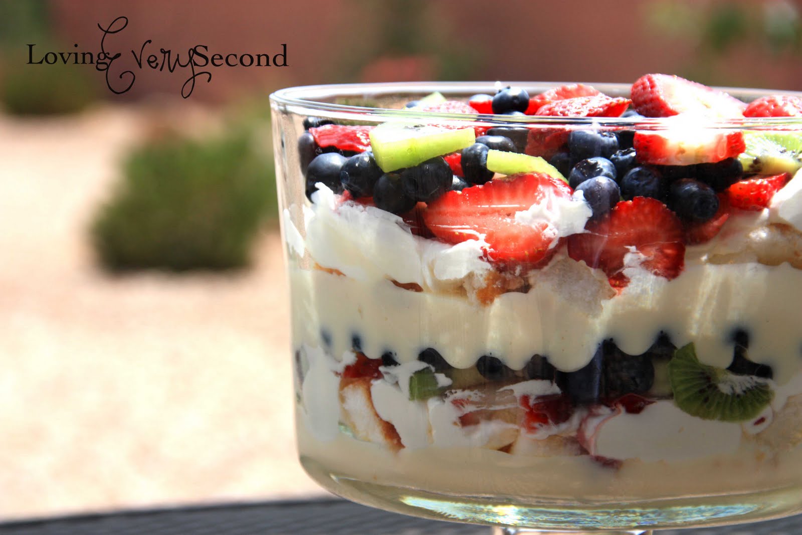 Loving Every Second Fresh Berry Cheesecake Trifle!