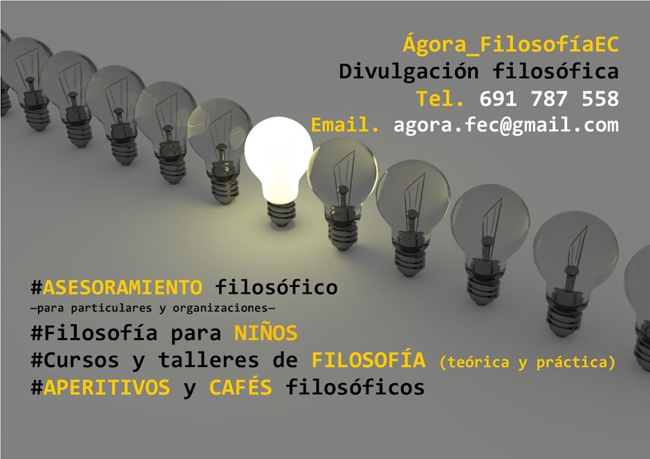 ÁGORA. Filosofía, educación y cultura.