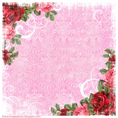 fondo vintage de flores shabby