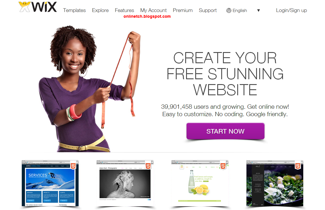 free creation of website