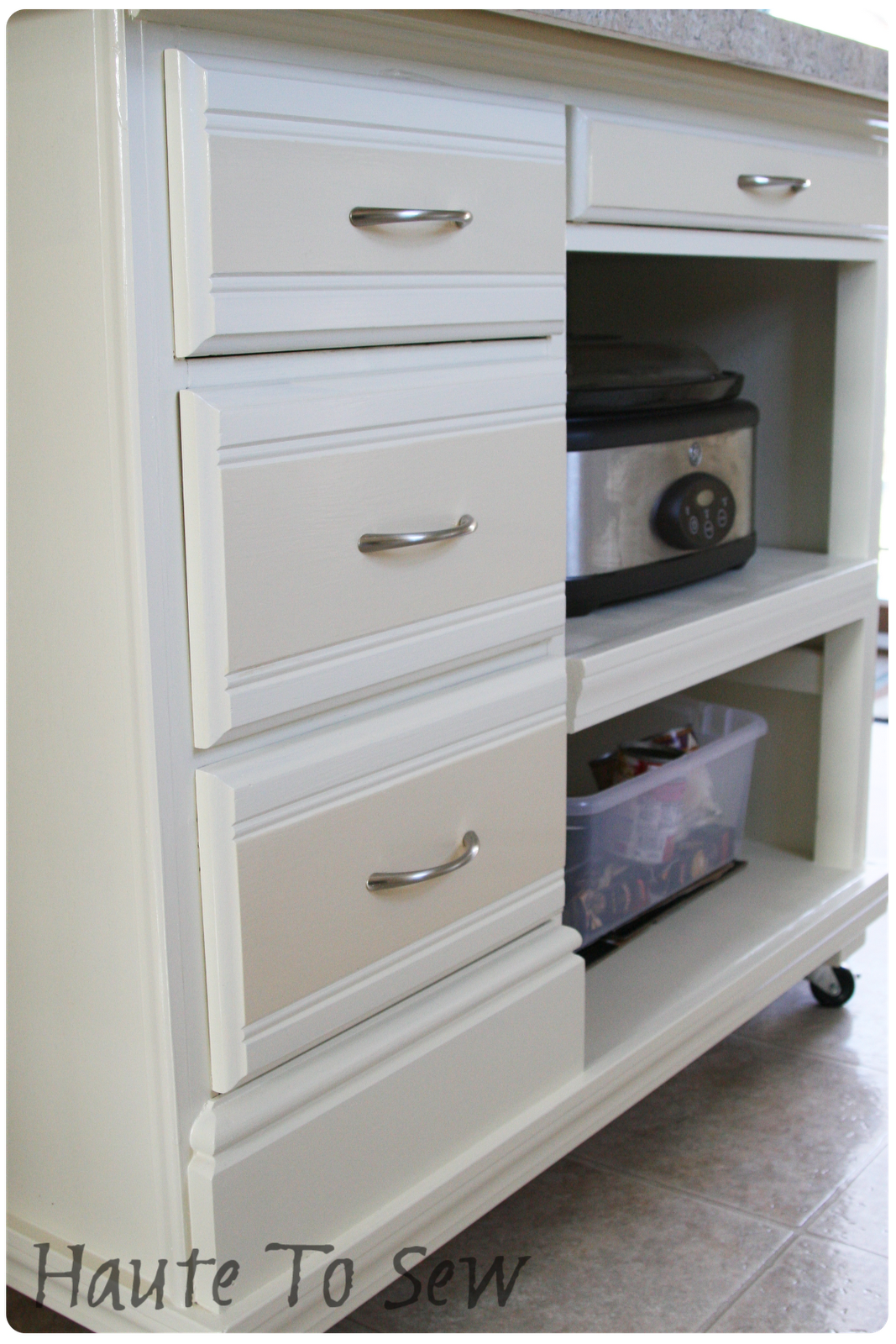 Haute To Sew Kitchen Island