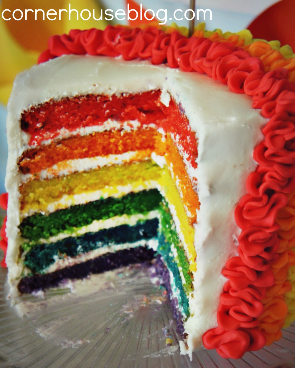 Fondant Rainbow Cake
