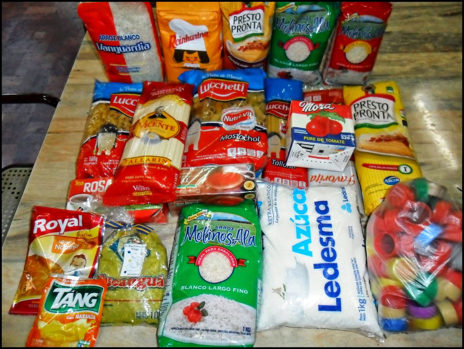 Recoleccion de Alimentos no perecederos