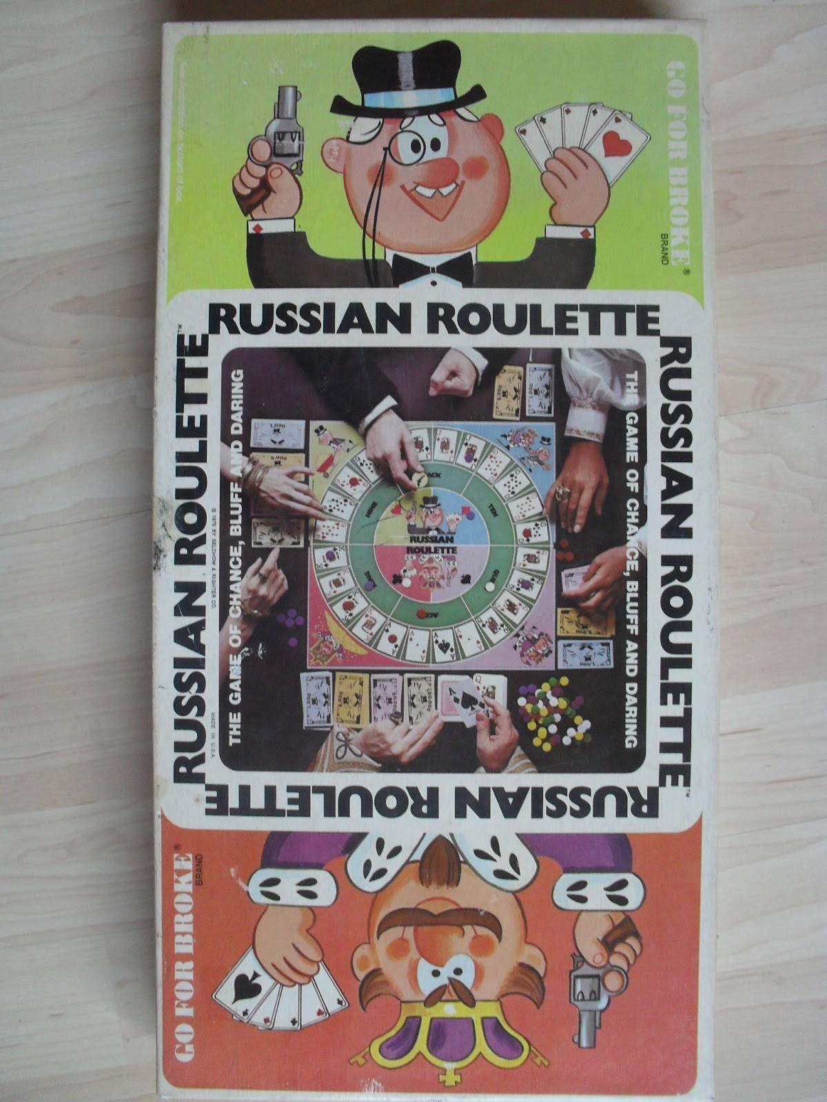 Vintage Russian Roulette Go for Broke Game 1975 Edition by 