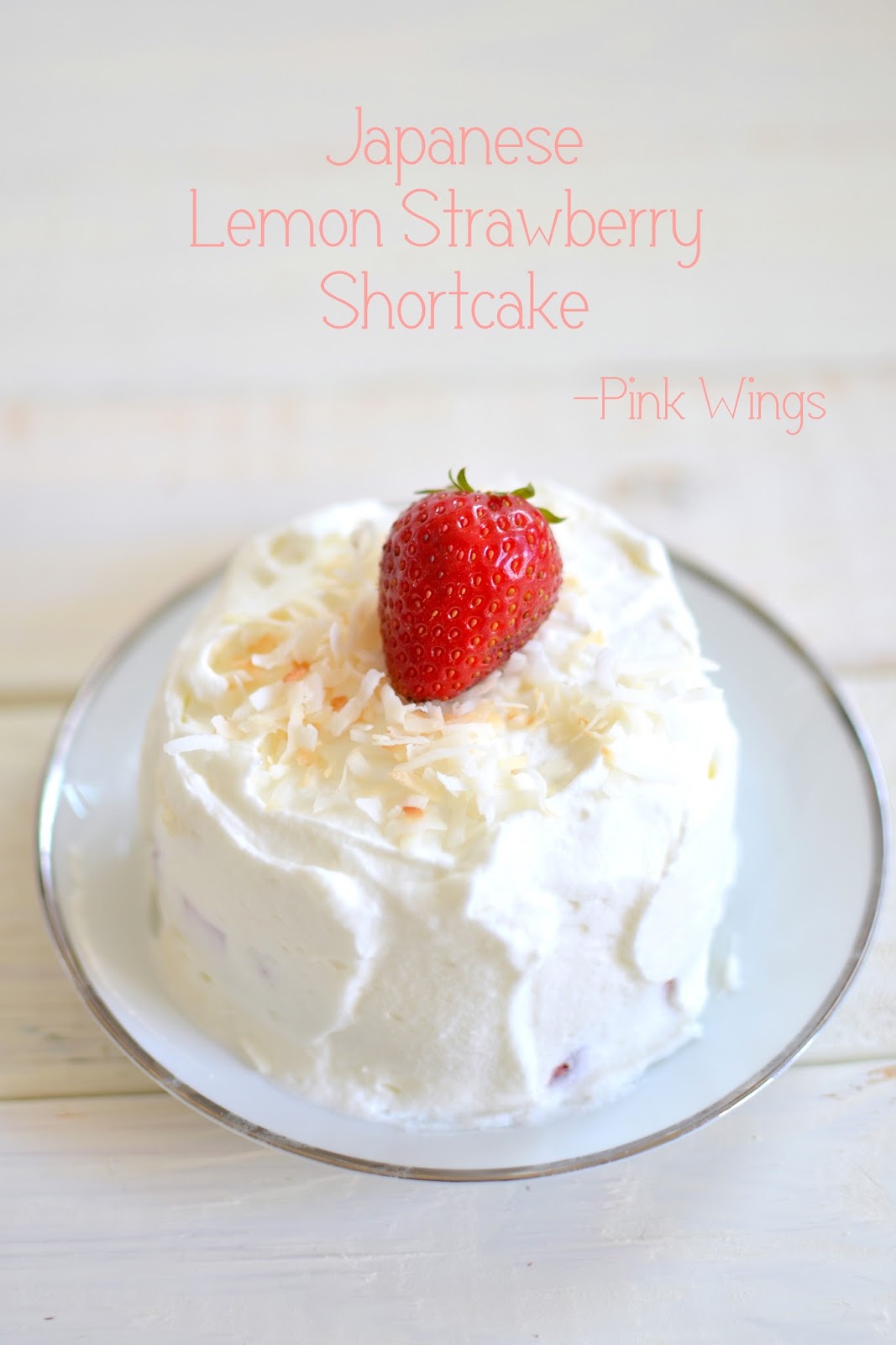 Japanese Lemon Strawberry Shortcake