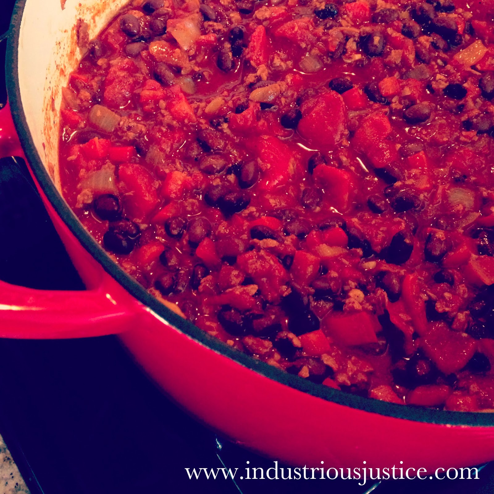 industrious justice Recipe Chorizo & Black Bean Chili (Vegan and