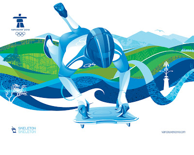 Free Vancouver 2010 Olympic Winter Games PowerPoint Background 19