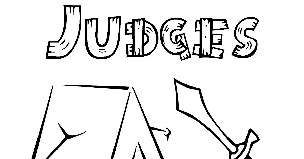 Book of Judges - Free Coloring Pages for Kids ~ Sunday School Lessons