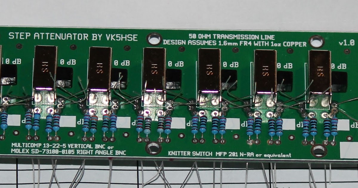 blog de VK5HSE VK5HSE Step Attenuator Construction